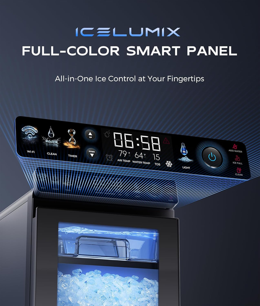 Nugget Ice Maker Countertop, 44 lbs/24H
