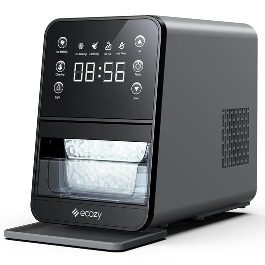 Nugget Ice Maker Countertop(33Lbs/24H) Intuitive Ergonomic EcoScreen with One-Touch Timer
